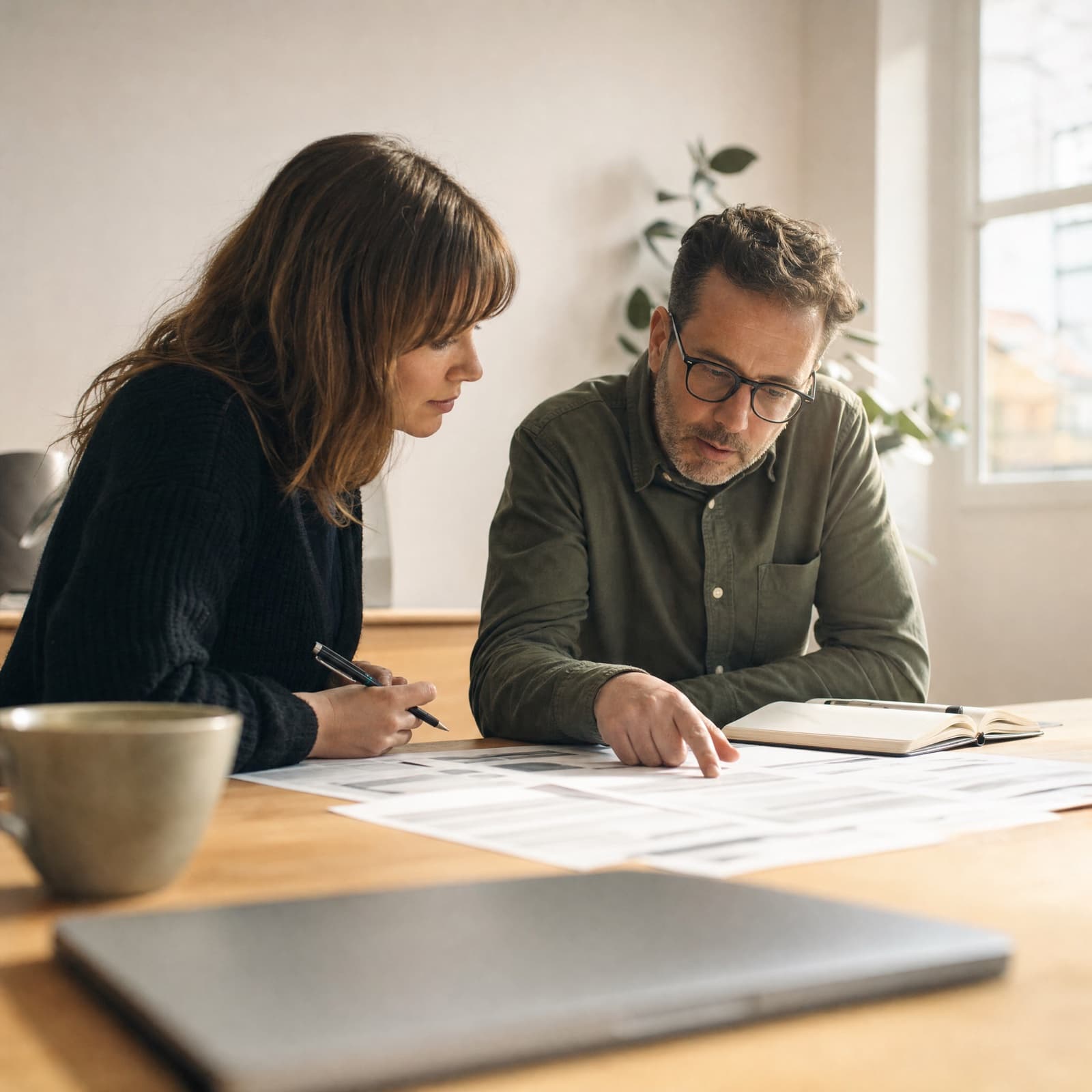 Working through how a business actually runs, on paper